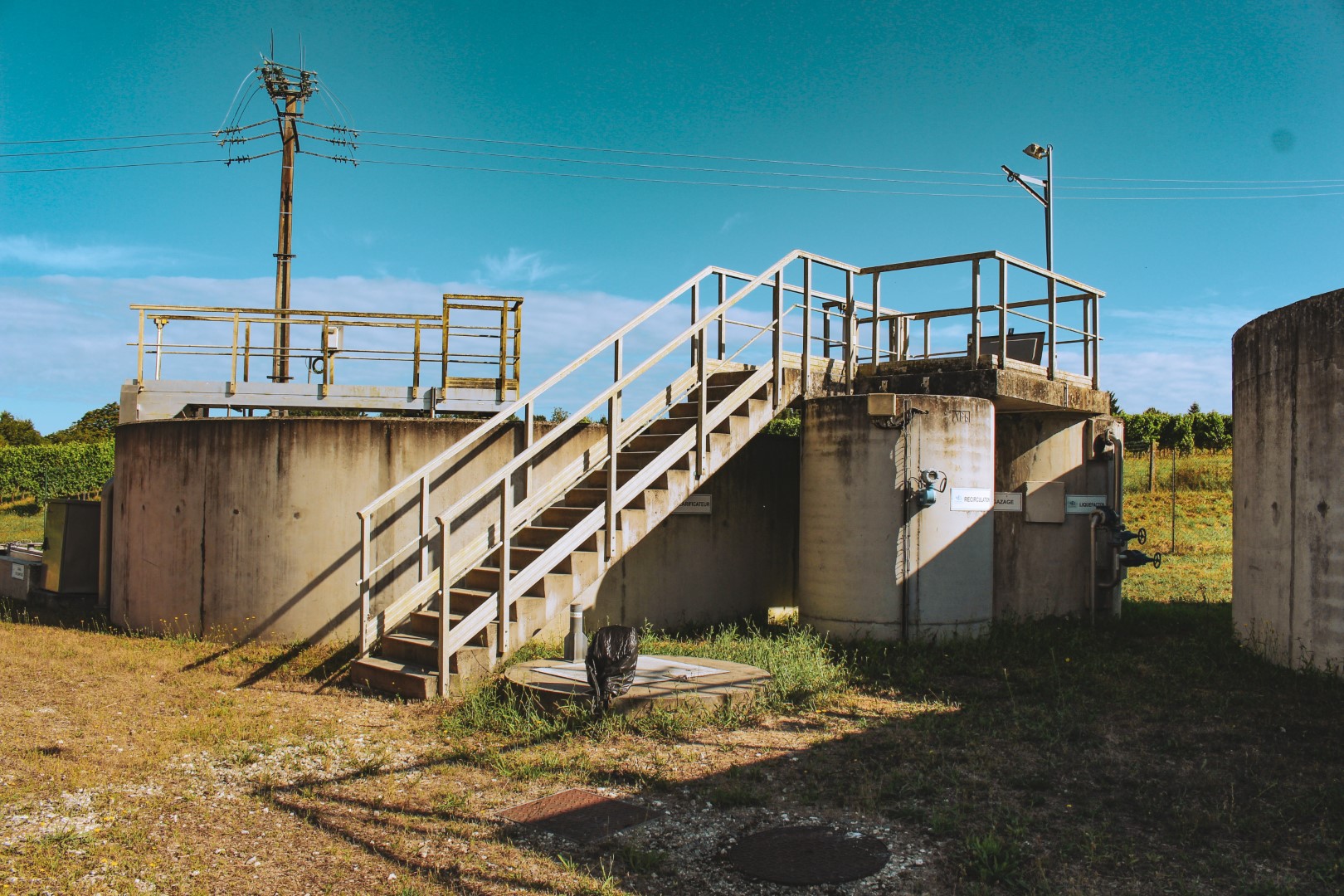 Station située à Targon, entretenue par le SIAEPA de Targon