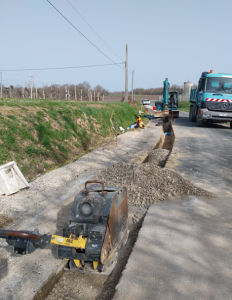 Point travaux Route de Monsion